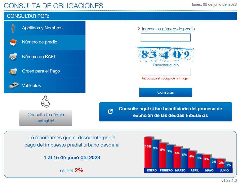 Consulta de Impuesto Predial Quito por Internet